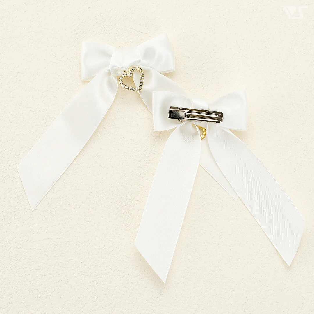 Ribbon Clips (Bijou / White) - Image 2