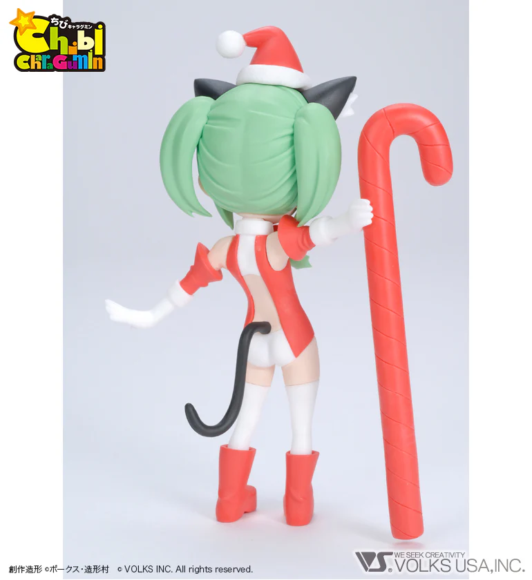 Chibi (mini) Kantan-Tan (Christmas ver.) - Colored Resin Garage Kit - Image 5