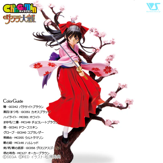 Sakura Taisen - Shinguji Sakura 1/8 Scale - Colored Resin Garage Kit - Image 4