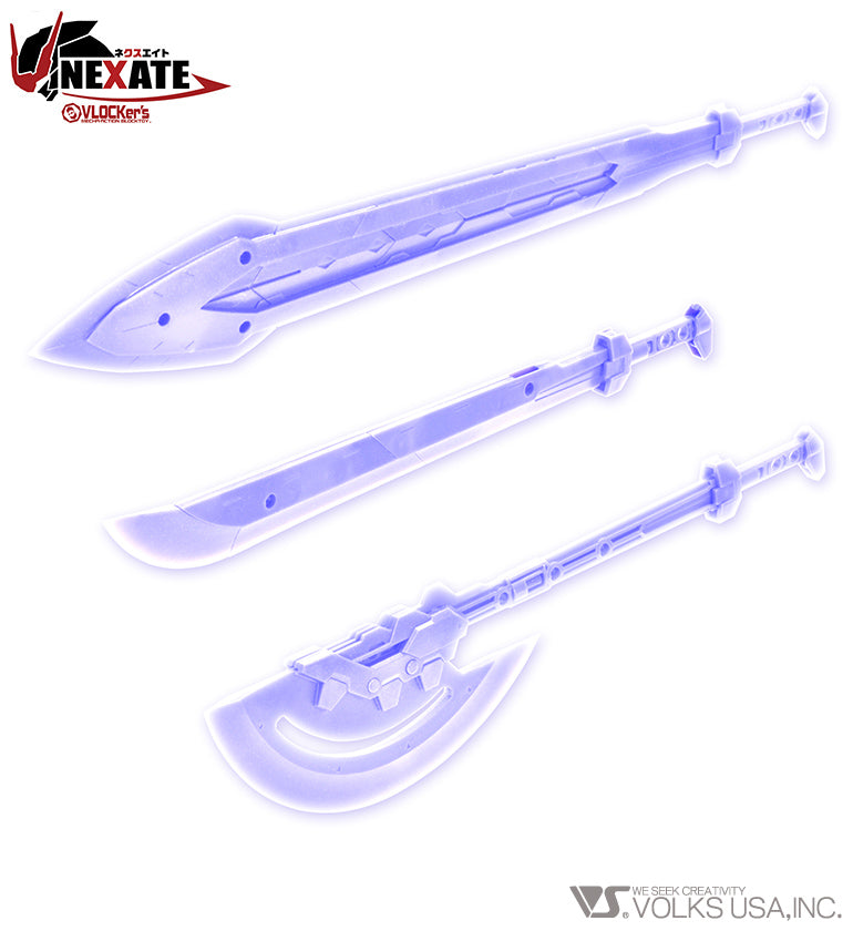 WEAPONS SET 01 C-S-A- Clear Blue