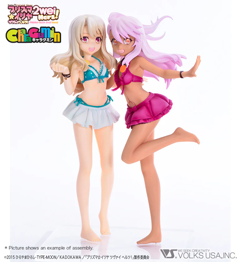 Prisma Illya 2wei Hertz! - Chloe (Swimwear ver.) 1/8 Scale - Colored Resin Garage Kit - Image 6