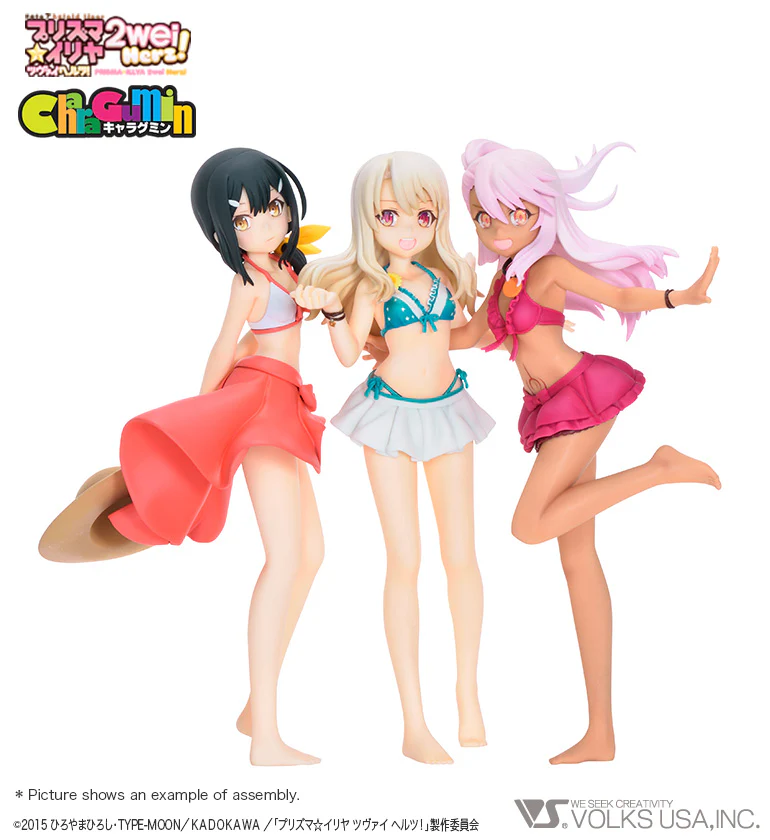 Prisma Illya 2wei Hertz! - Miyu (Swimwear ver.) 1/8 Scale - Colored Resin Garage Kit - Image 4