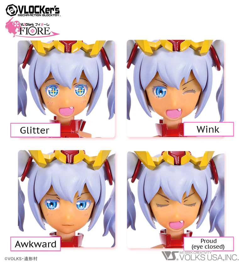 VLOCKer's FIORE PRIMULA SINENSIS Additional Faces Set No.03