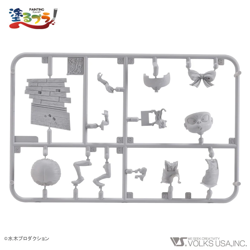 Painting Pla-Kit (Nurupura) 04 Neko musume - Image 4