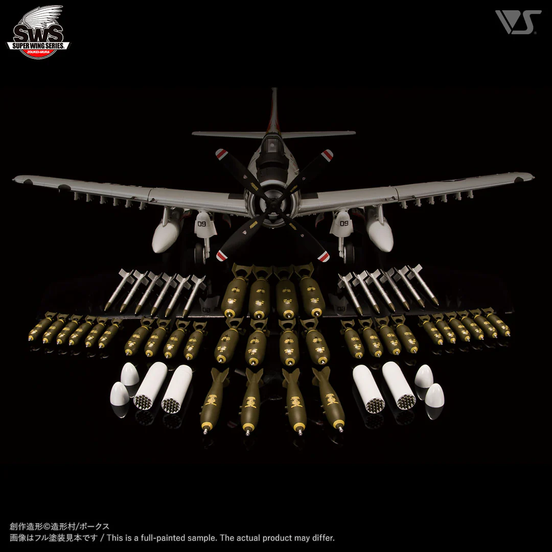 1/32 A-1H U.S. NAVY Includes U.S. Aircraft Weapons - Image 9