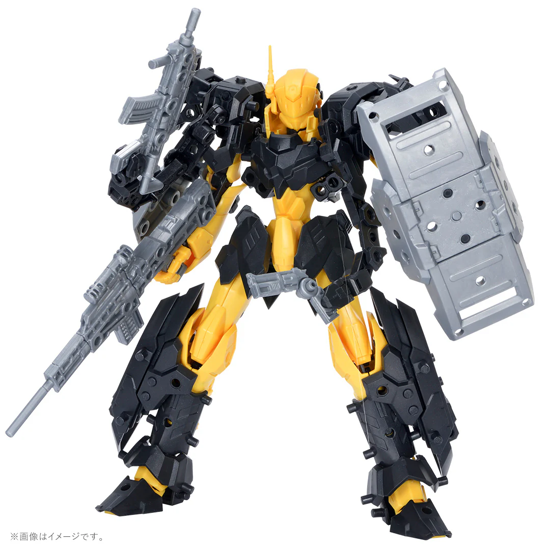 VLOCKer's NEXATE PRIME Short-Range Combat Type: V-LITZ Armor Parts Set (Yellow / Black ver.) - Image 5