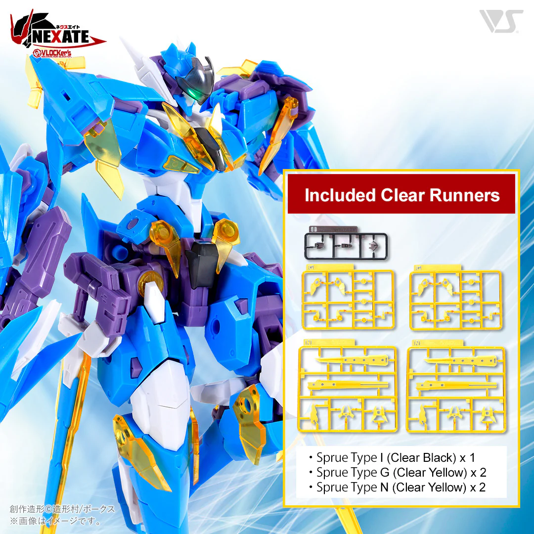 VLOCKer's NEXATE Falchion (Limited Edition Ver. with Clear Parts) - Image 2