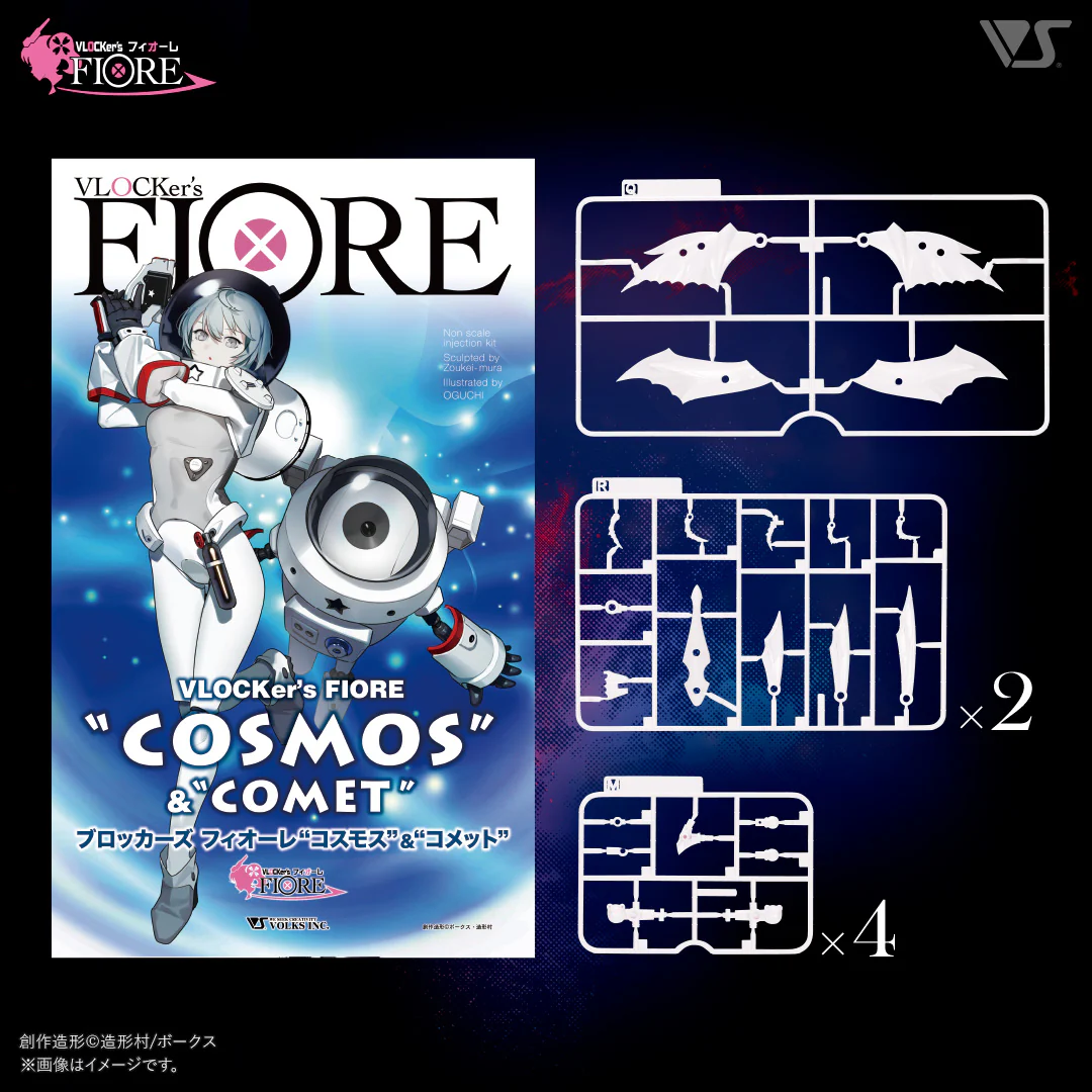 VLOCKer's FIORE Cosmos & Comet Chaos Wing Set (with New Hair Parts) - Image 10