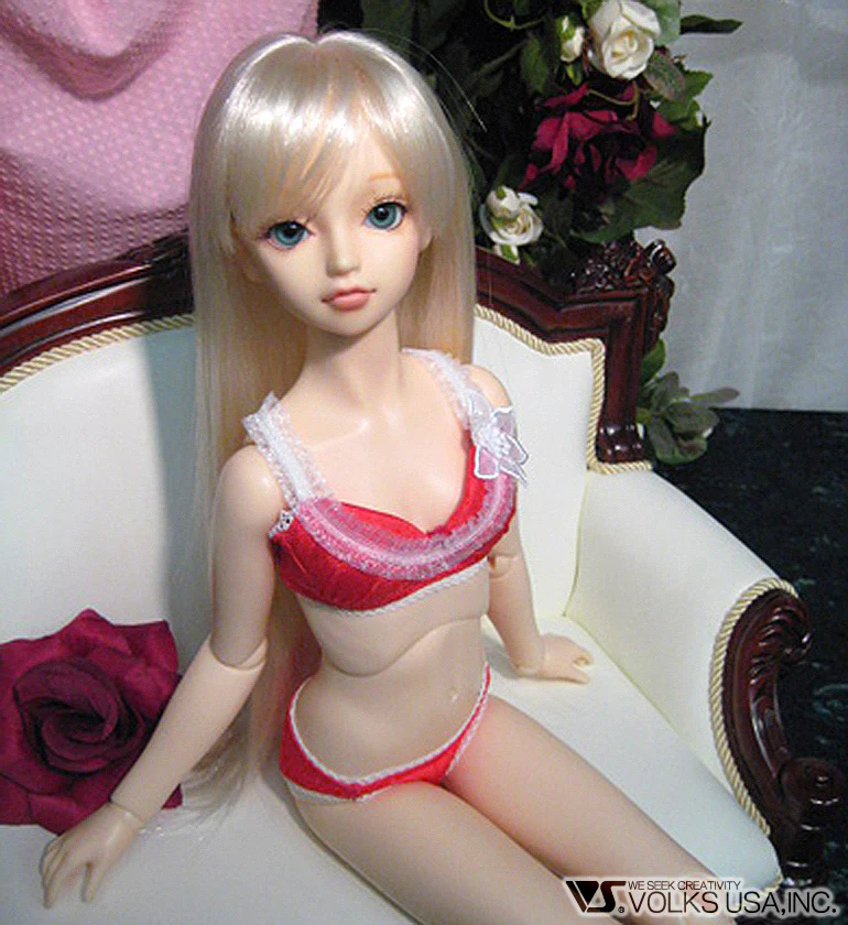 Poinsettia Motif Bra & Panties (SD) - Image 2