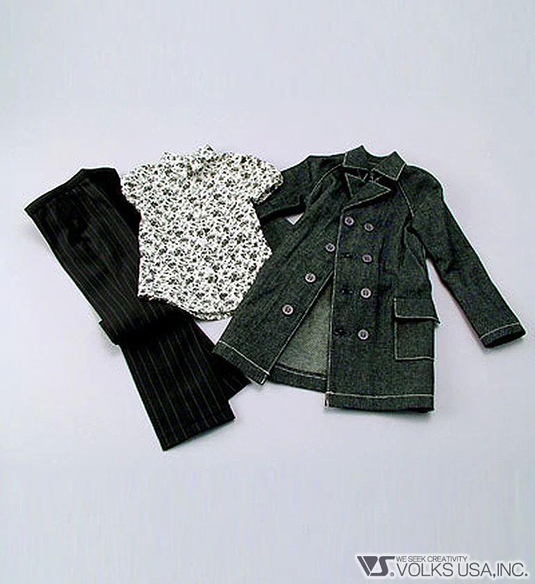 Denim Trenchcoat Set - Image 2