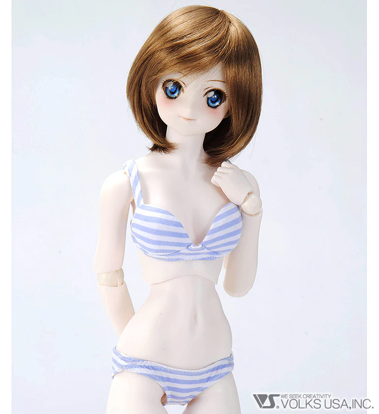Striped Underwear Set M (Blue)