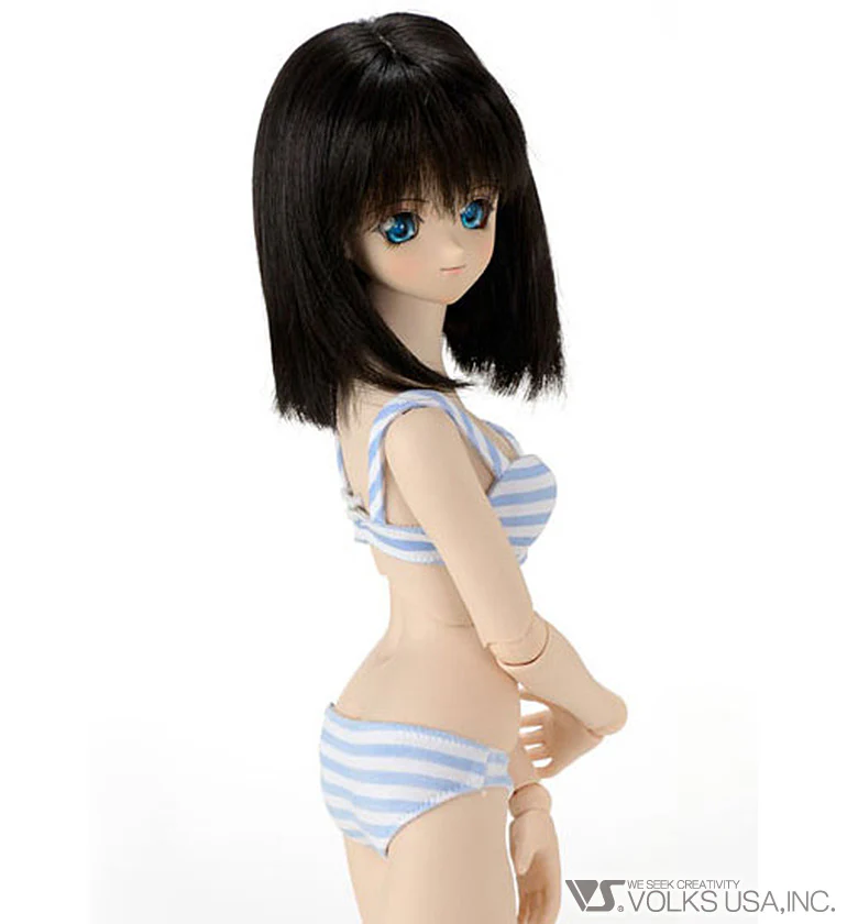 Striped Underwear Set M (Blue) - Image 3