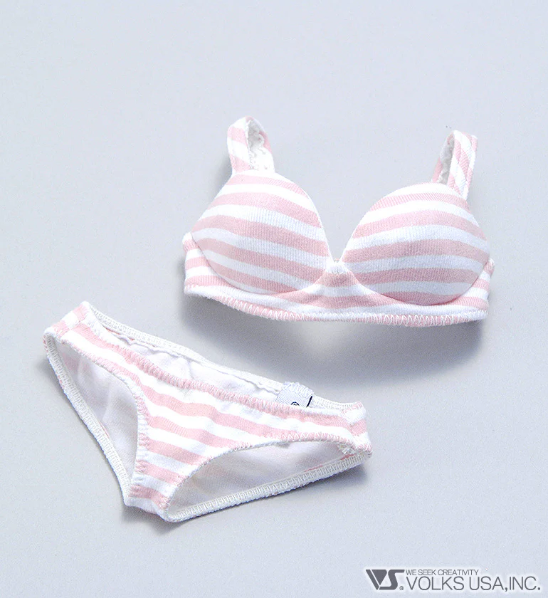 Striped Underwear Set L (Pink) - Image 2