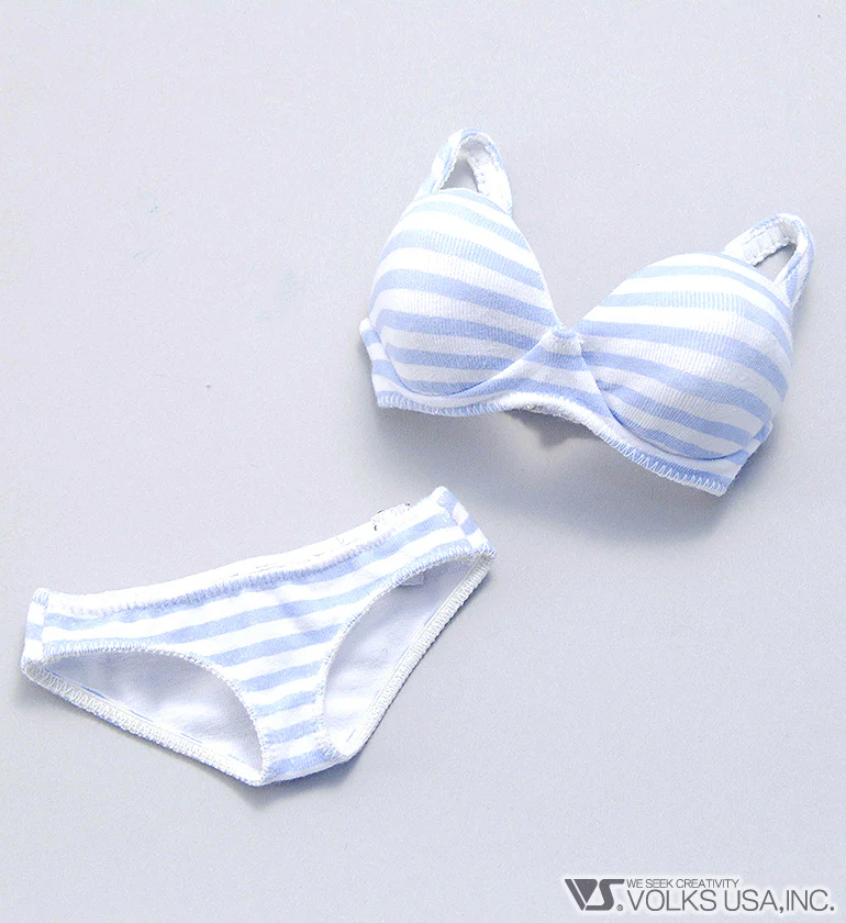 Striped Underwear Set L (Blue) - Image 2