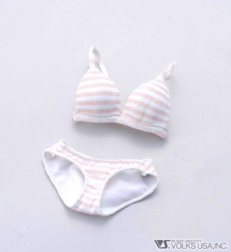 Striped Underwear Set DDdy (Pink) - Image 2