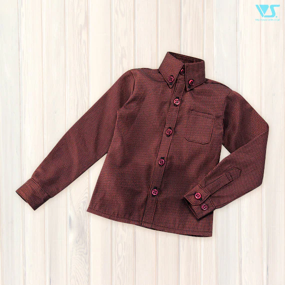 SD16B Shirt (Black Red Pinstripe)