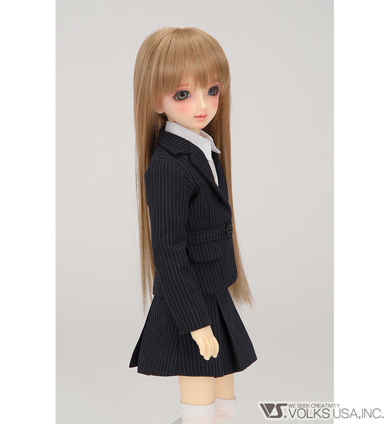 Black Striped Suit (Skirt) / Mini - Image 3