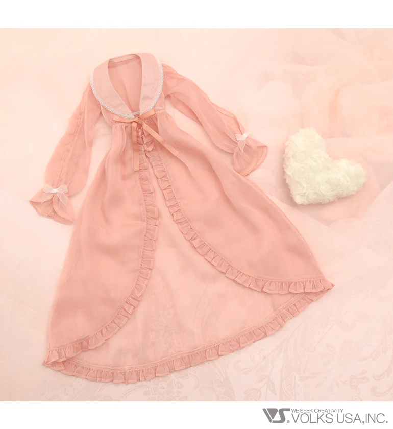 Long Baby Doll Set (Pink) - Image 4