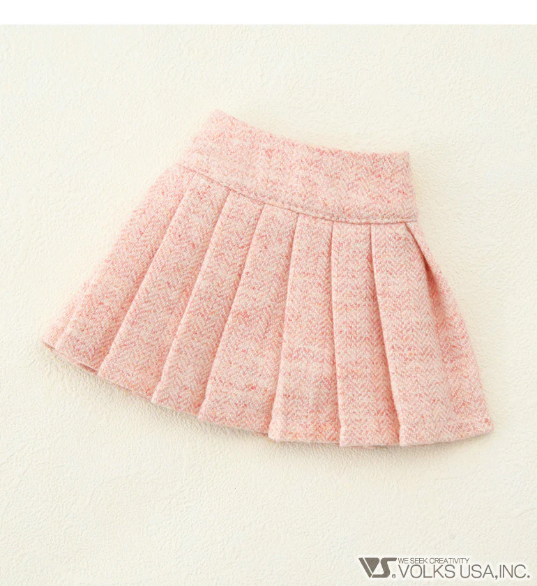 Pleated Skirt / Mini (Pink) - Image 3