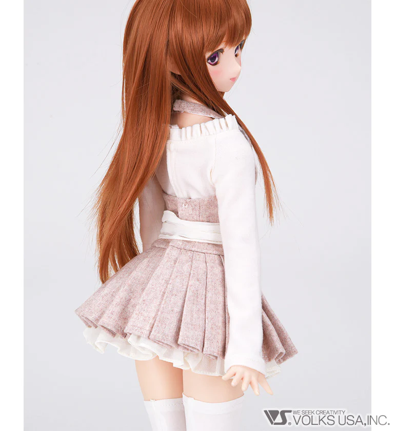 Halter-Neck Dress Set (Brown) - Image 3