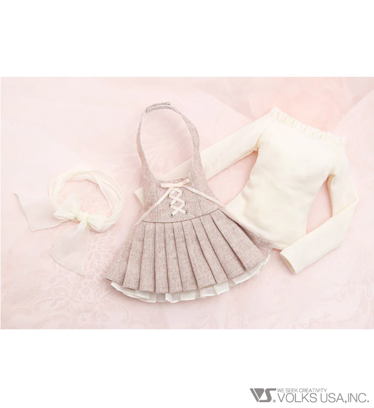 Halter-Neck Dress Set (Brown) - Image 4