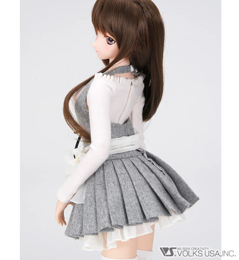 Halter-Neck Dress Set (Gray) - Image 3