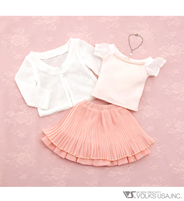 Shell Pink Skirt Set - Image 4