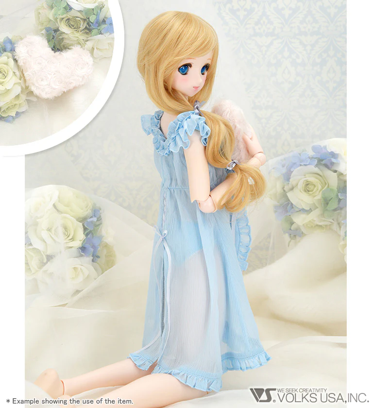 Short Baby Doll Set (Blue) - Image 3