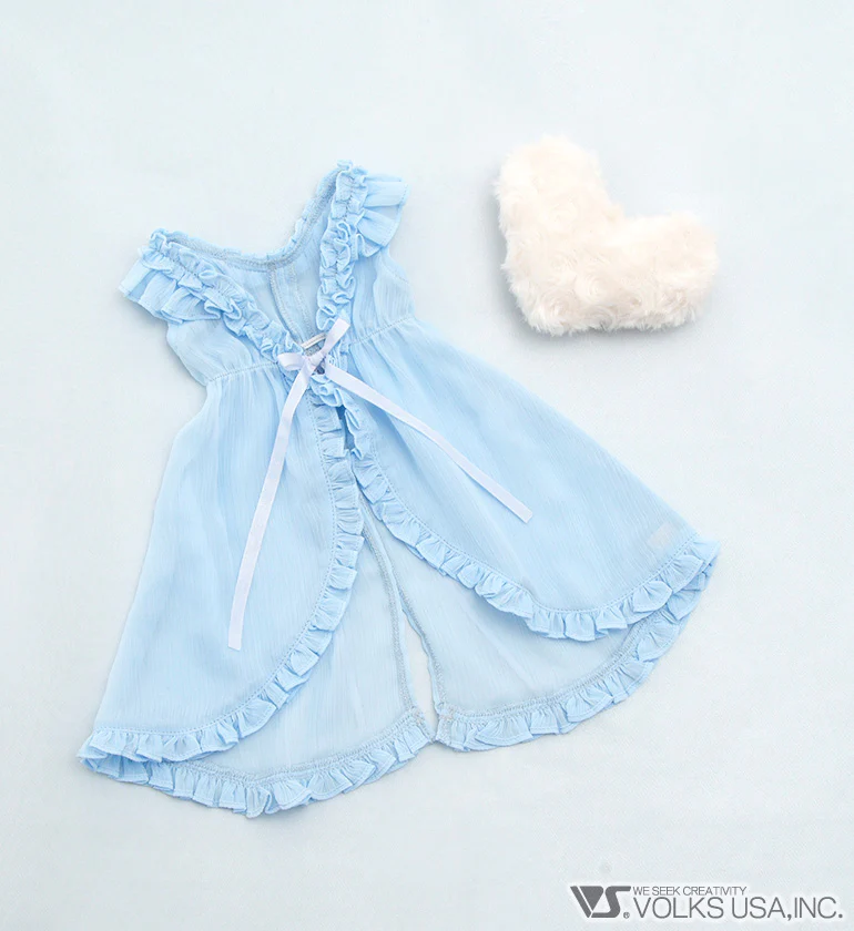 Short Baby Doll Set (Blue) - Image 4