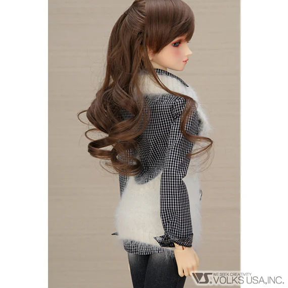 White Mohair Holterneck Set - Image 3
