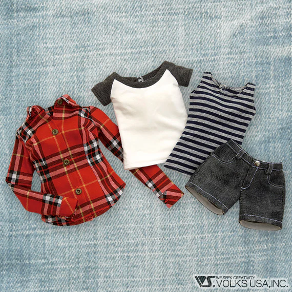 Sporty Plaid Shirt Set - Image 4