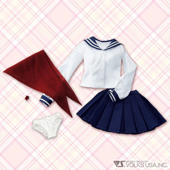 Sailor Uniform Set (Navy Blue / S-SS Bust) - Image 4