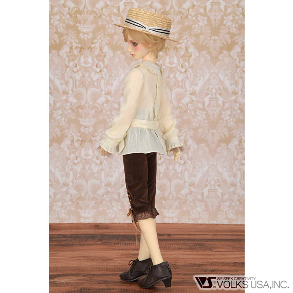 Lace Blouse & Boater Hat Set - Image 3
