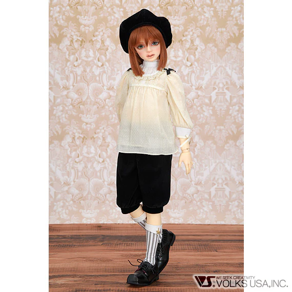 Bow Blouse & Beret Set - Image 2