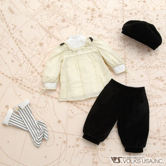 Bow Blouse & Beret Set - Image 4