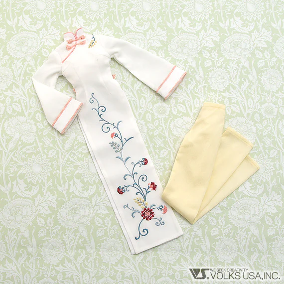 Oriental Beauty Dress (Lemon Yellow) - Image 4