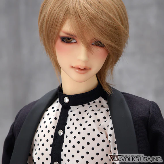 BLACK Polka Dot Shirt & Jacket Set