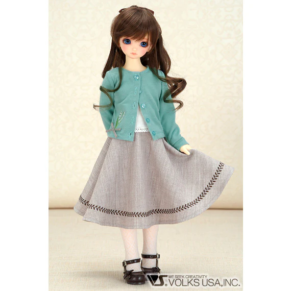 Lily of the Valley Cardigan & Flared Skirt Set / Mini - Image 2