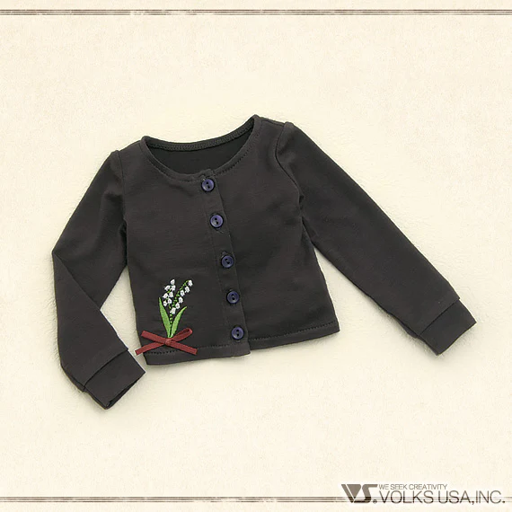 Lily of the Valley Cardigan (Charcoal)