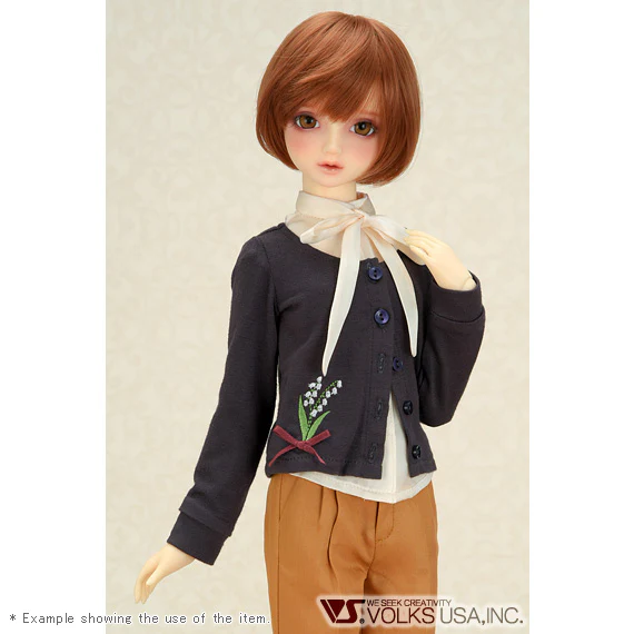 Lily of the Valley Cardigan (Charcoal) - Image 2