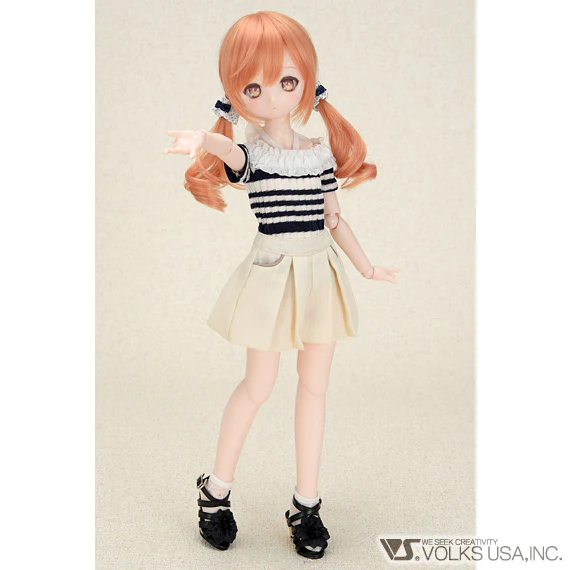 Navy Blue Striped Top & Shorts Set - Image 2