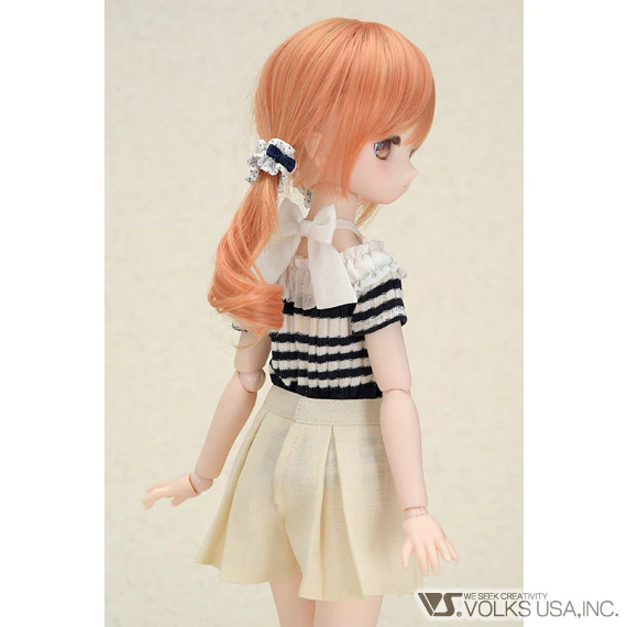 Navy Blue Striped Top & Shorts Set - Image 3
