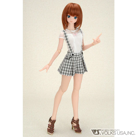 Chiffon Top & Suspender Shorts Set - Image 2
