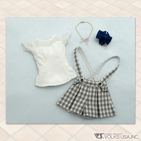 Chiffon Top & Suspender Shorts Set - Image 4