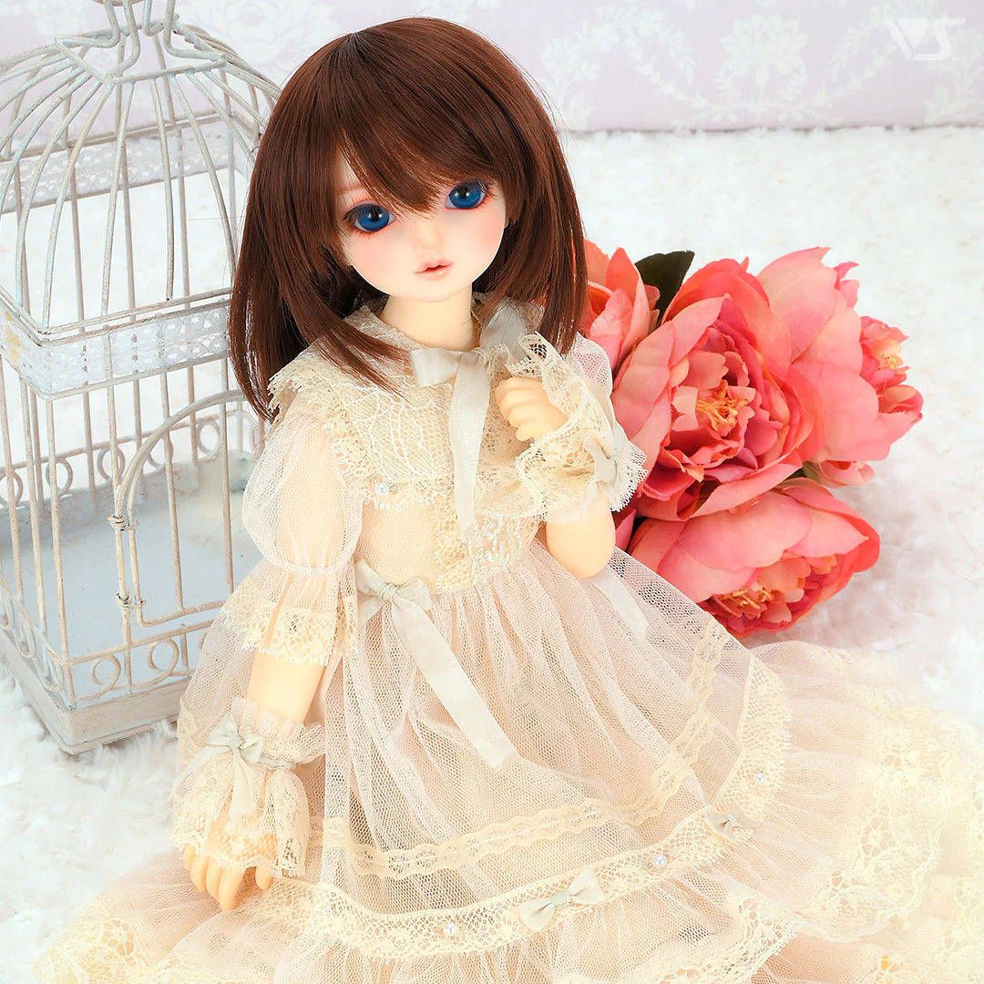 Lacy Tulle Dress (Vanilla) / Mini - Image 3