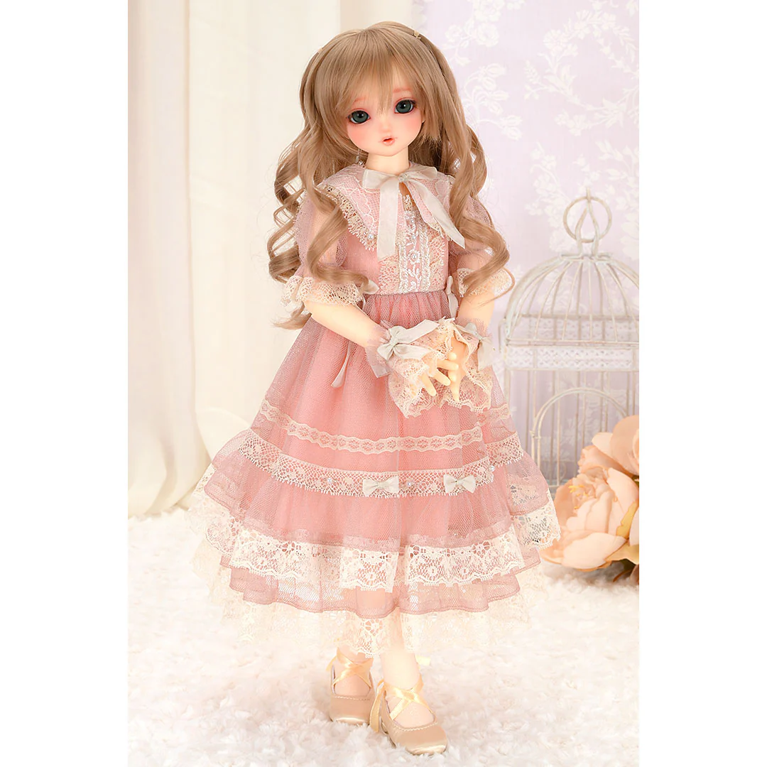 Lacy Tulle Dress (Rose) / Mini - Image 2