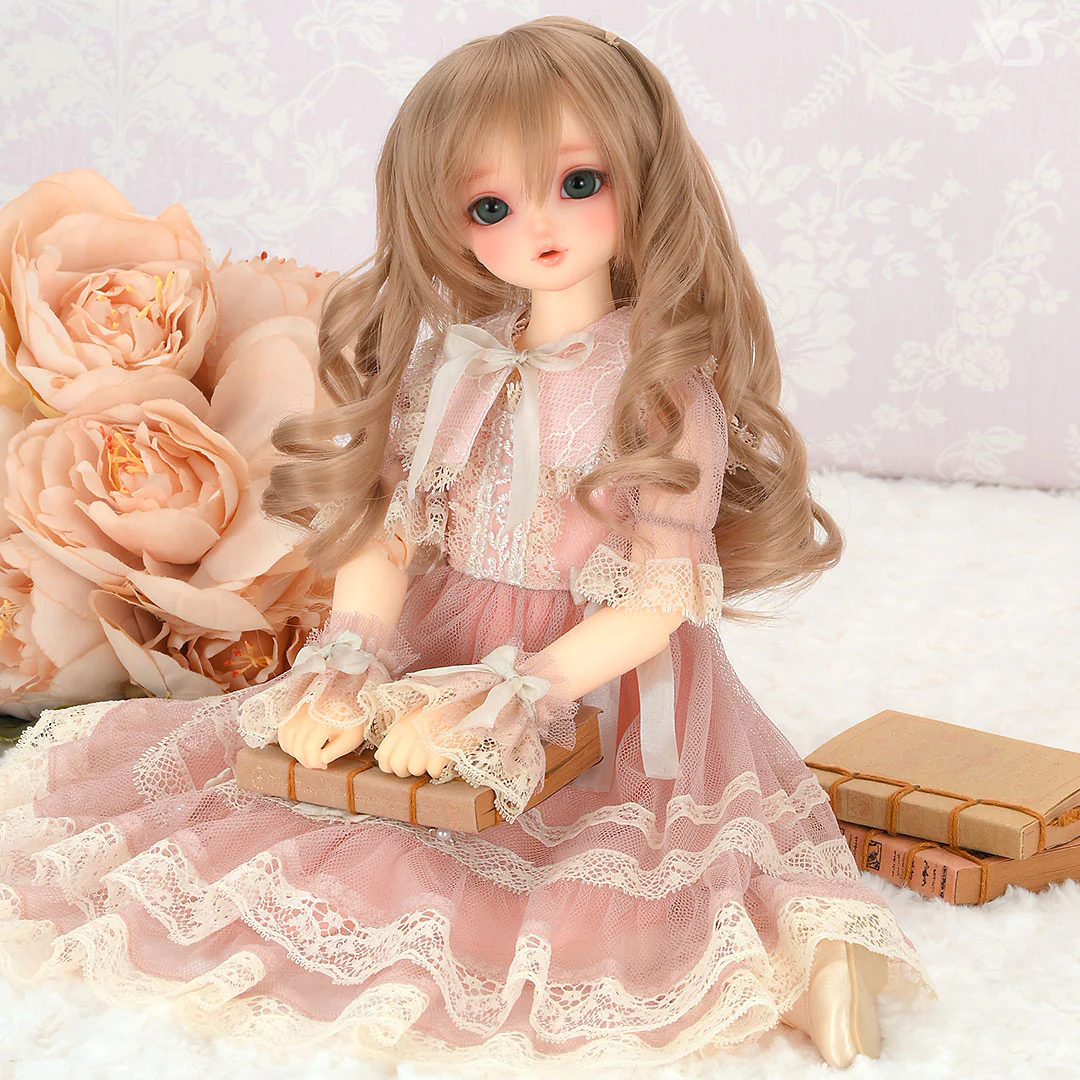 Lacy Tulle Dress (Rose) / Mini - Image 3