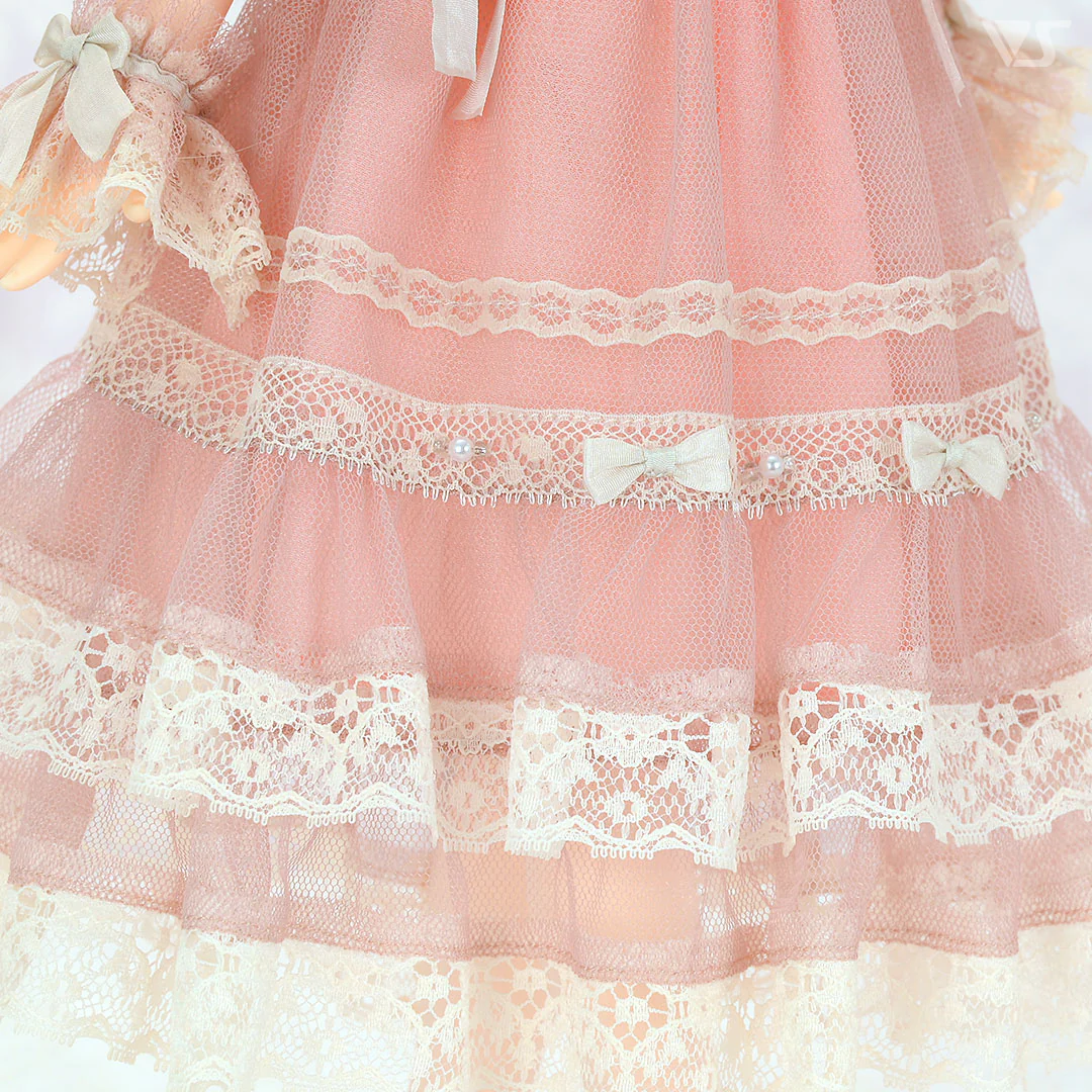 Lacy Tulle Dress (Rose) / Mini - Image 6