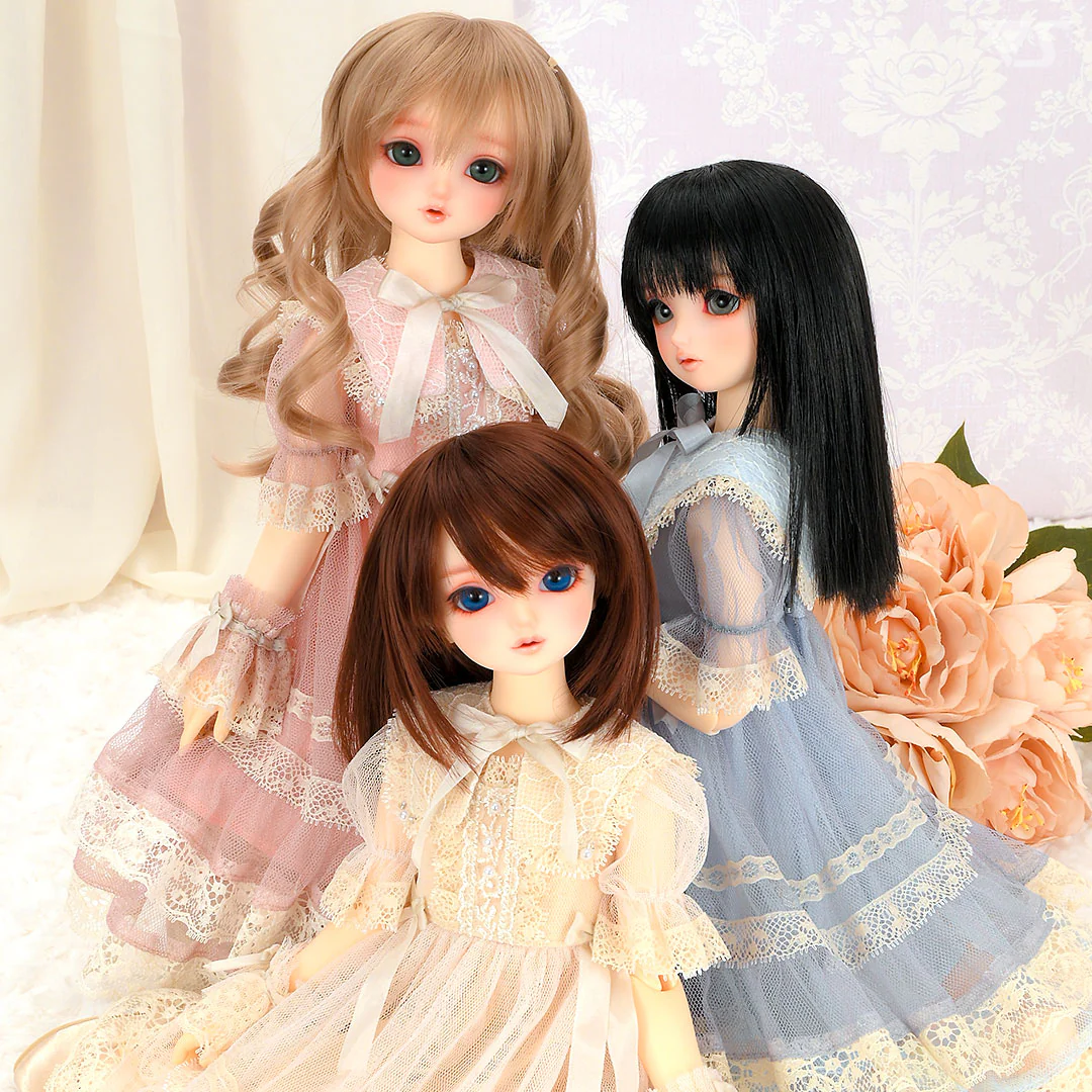 Lacy Tulle Dress (Rose) / Mini - Image 7