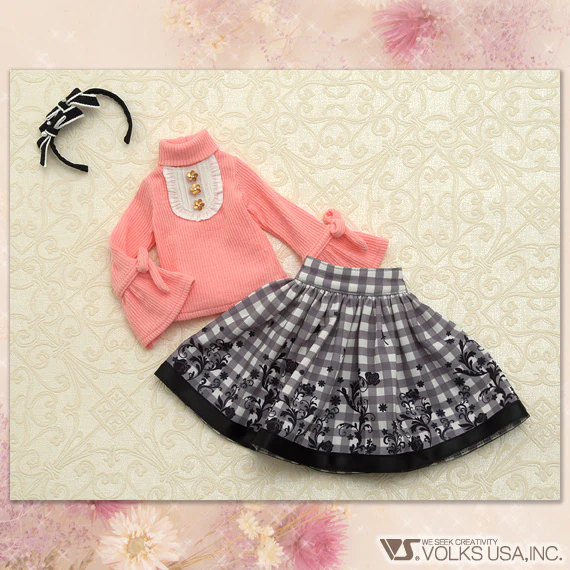 Pastel Color Knit Set (Cherry Pink) / Mini - Image 4